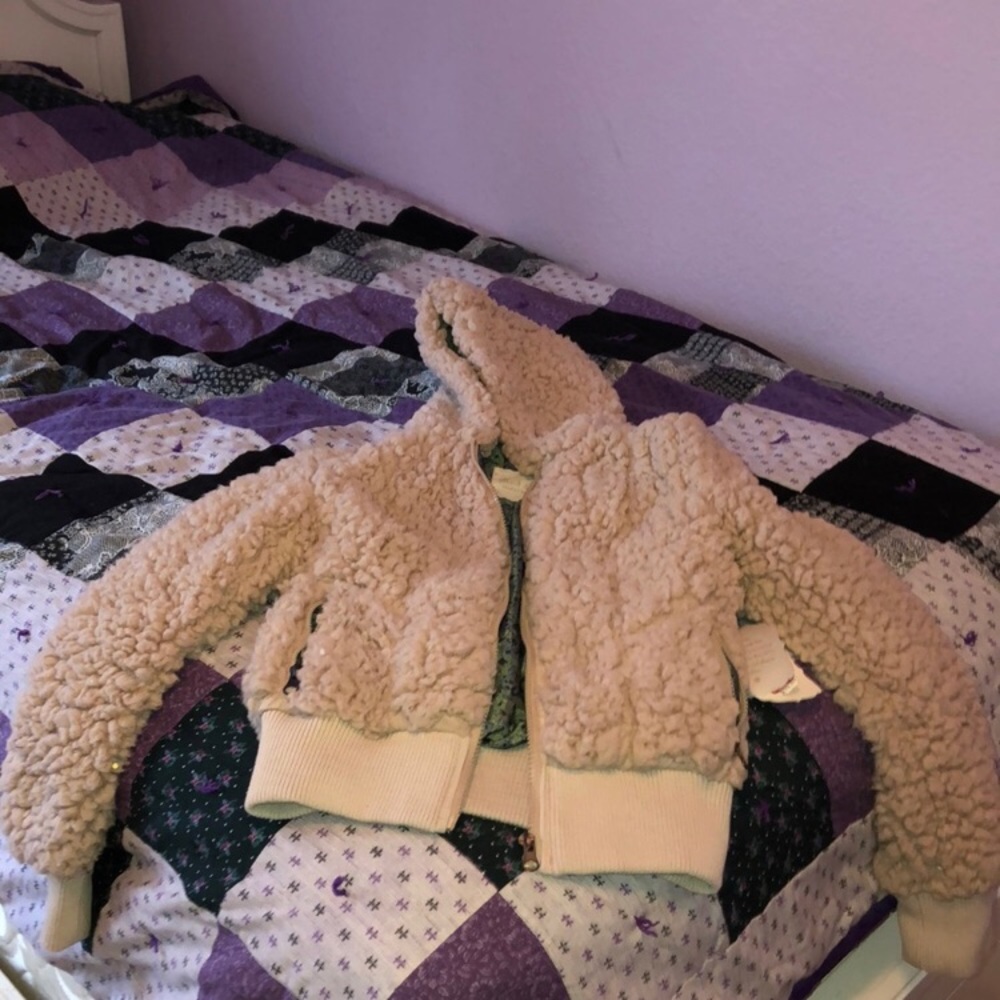 New Altar’d State cropped Teddy Bear Jacket! XS